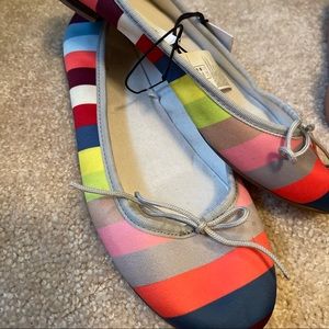 Gap striped ballet flats